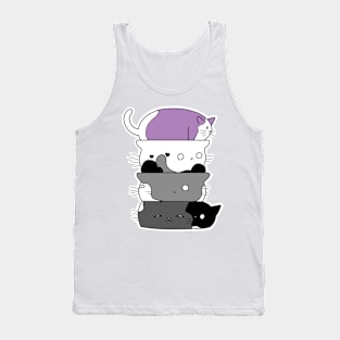 Cute Cat Stack Tank Top